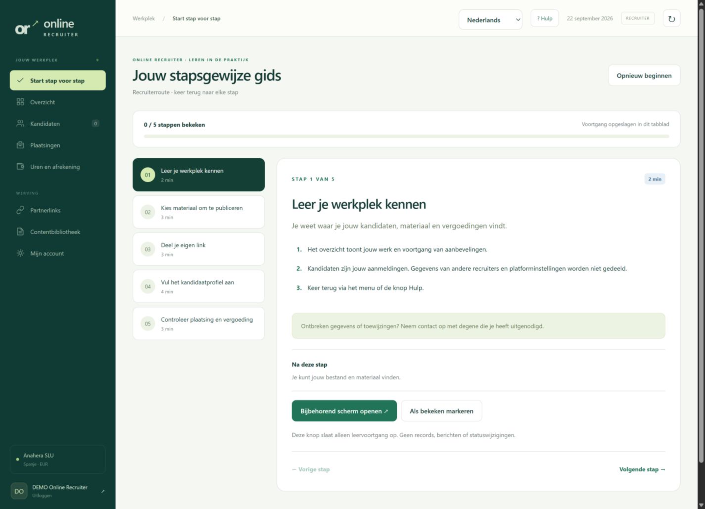 Onboarding stap voor stap
